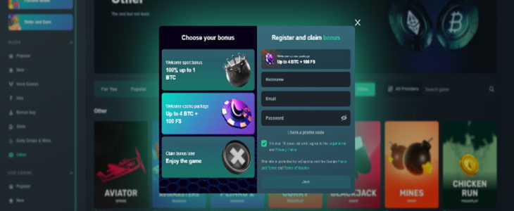 Vave casino registration